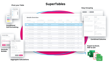 SuperTables | Tableau Exchange